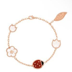 18K rose gold solid bracelet